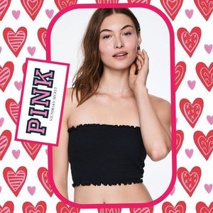 NEW VS PINK Smocked tube top